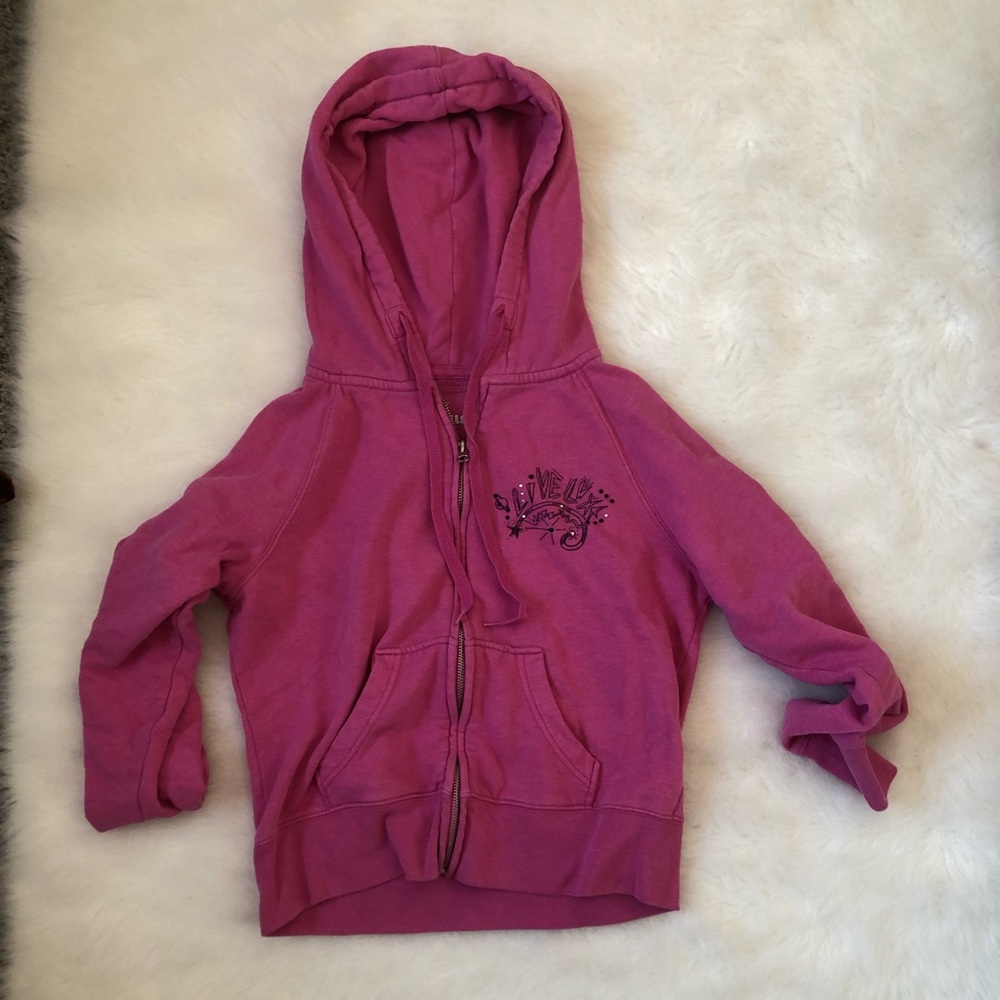 Victoria pink line hoodie